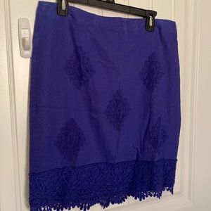 426) Ann Taylor Loft Women’s Size 10 Purple Skirt